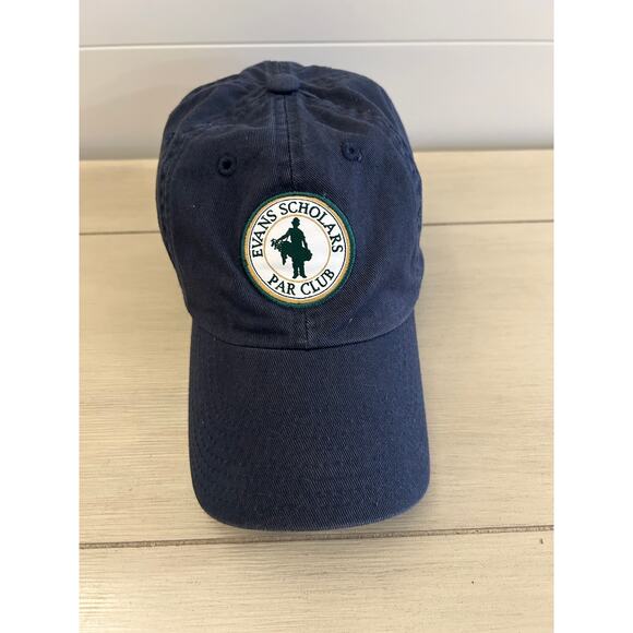 Evan's Scholar Par Club WGA Embroidered Baseball Hat Adjustable Back Cap Blue - Picture 8 of 8